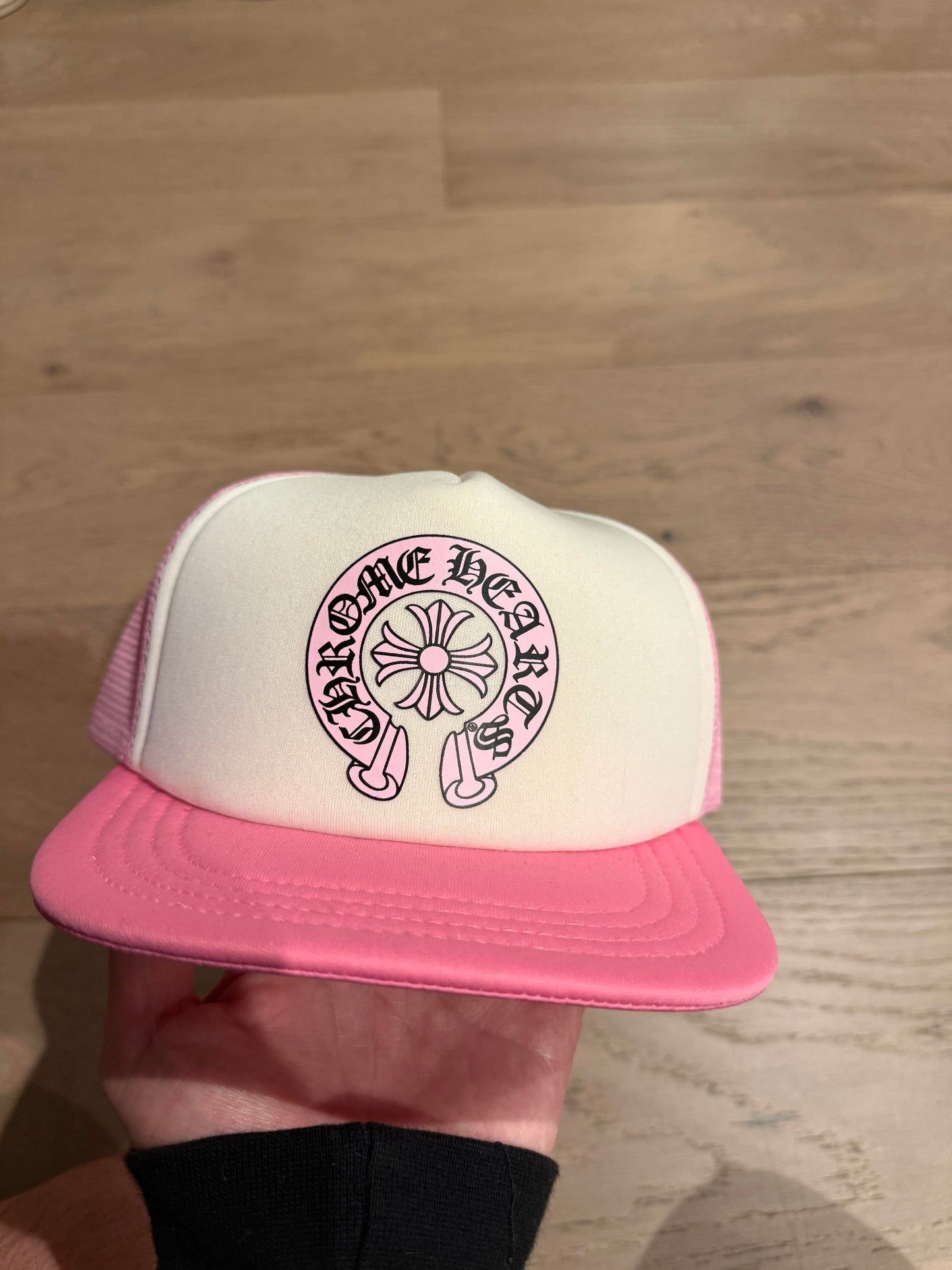 Chrome hearts pink Trucker hat
