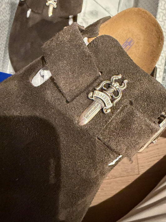 Chrome hearts Boston birkinstocks