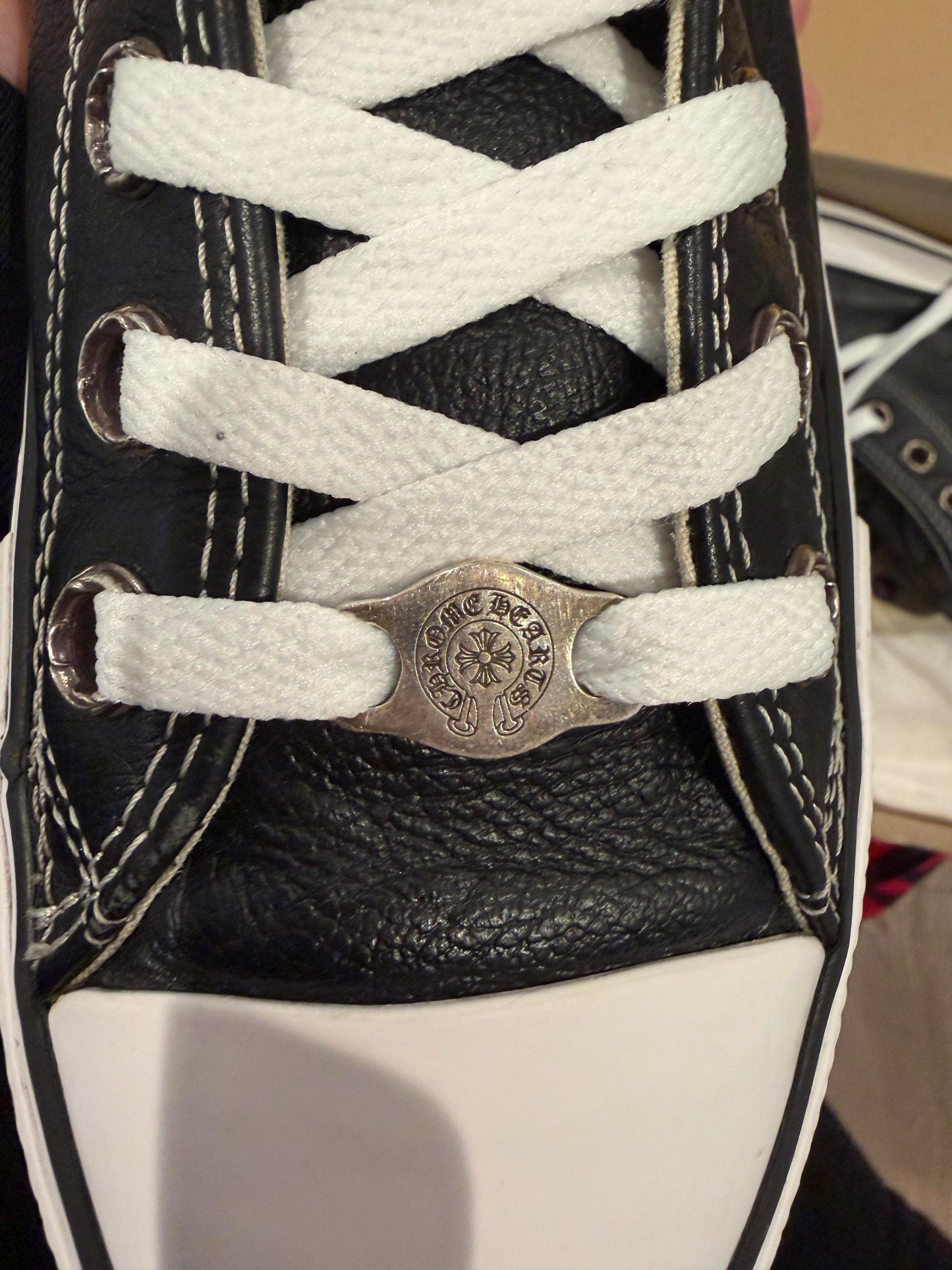 Chrome hearts triple patch converse  - used good condition in description