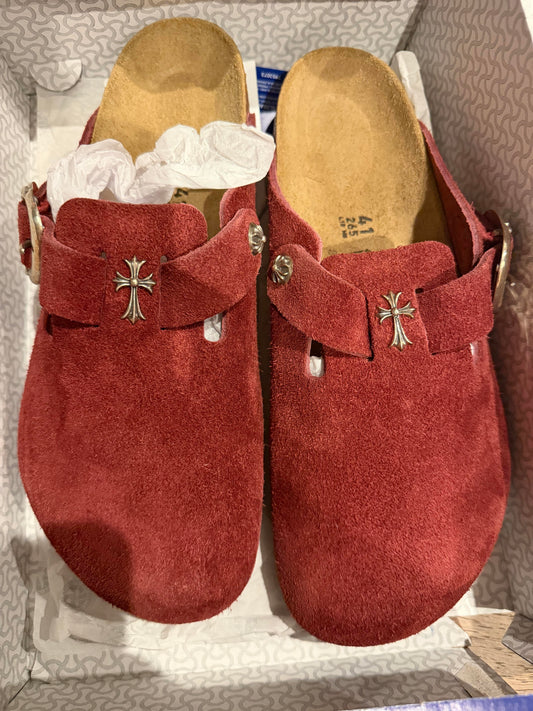 Chrome hearts Boston birkinstocks