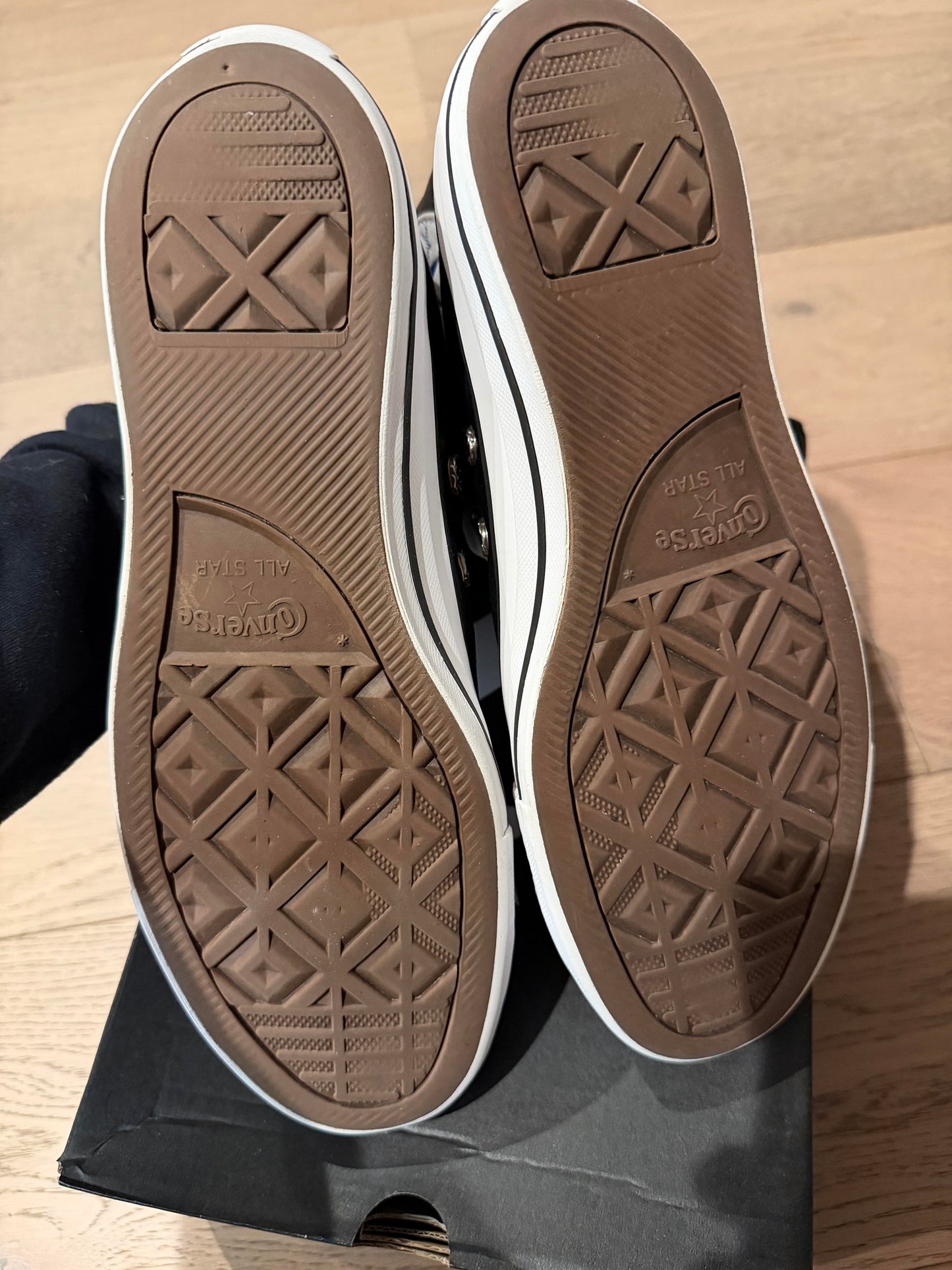 Chrome hearts triple patch converse  - used good condition in description