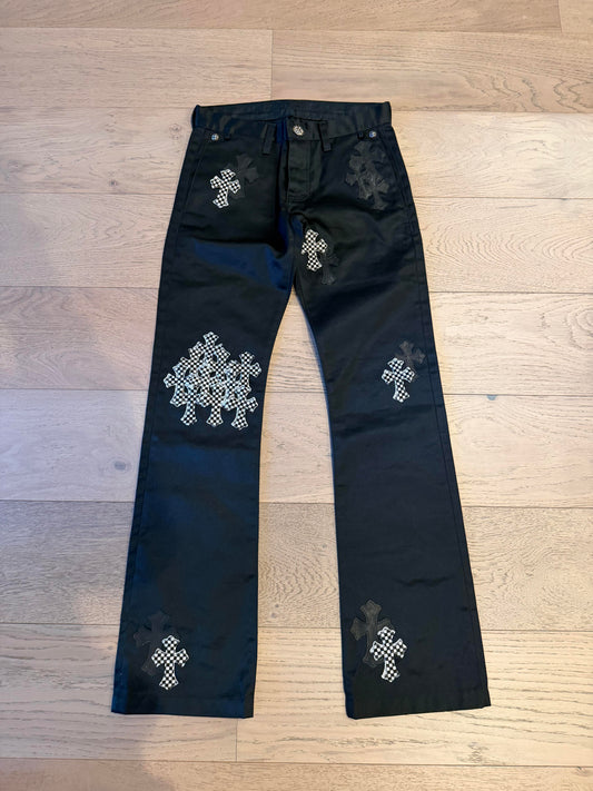 Chrme hearts cross patch chino pants