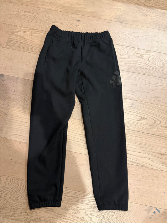 Chrome hearts black paperjam sweatpants